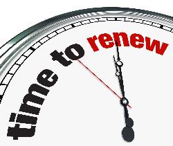 time to renew