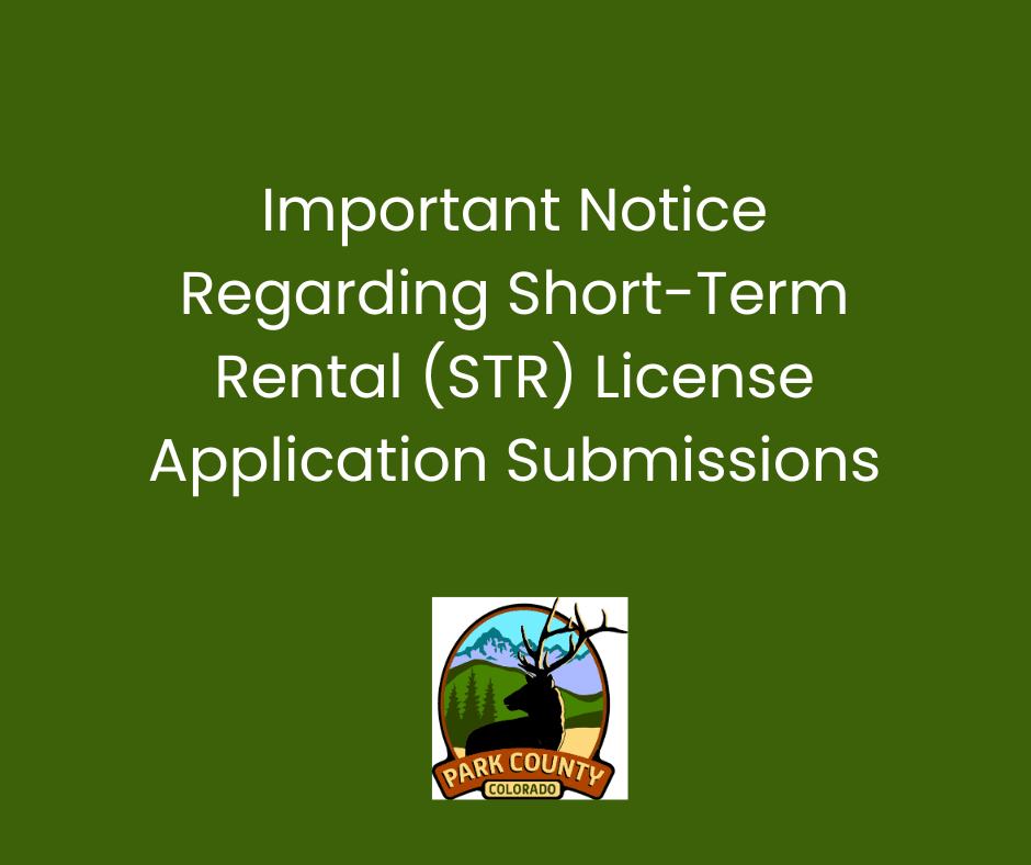 Important Notice Regarding STR License Application Submissions