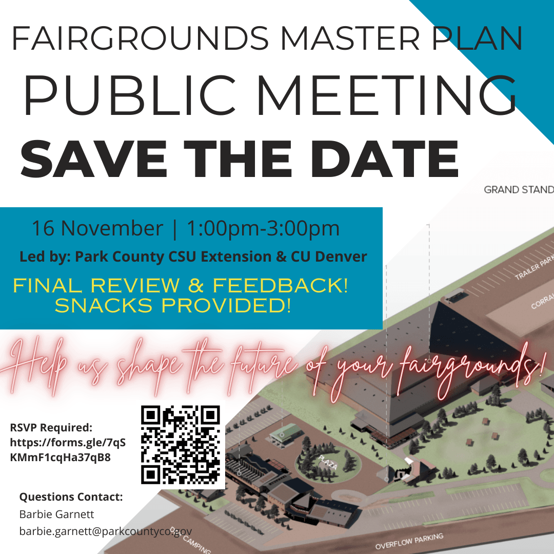 Fairgrounds Master Plan - Save the date