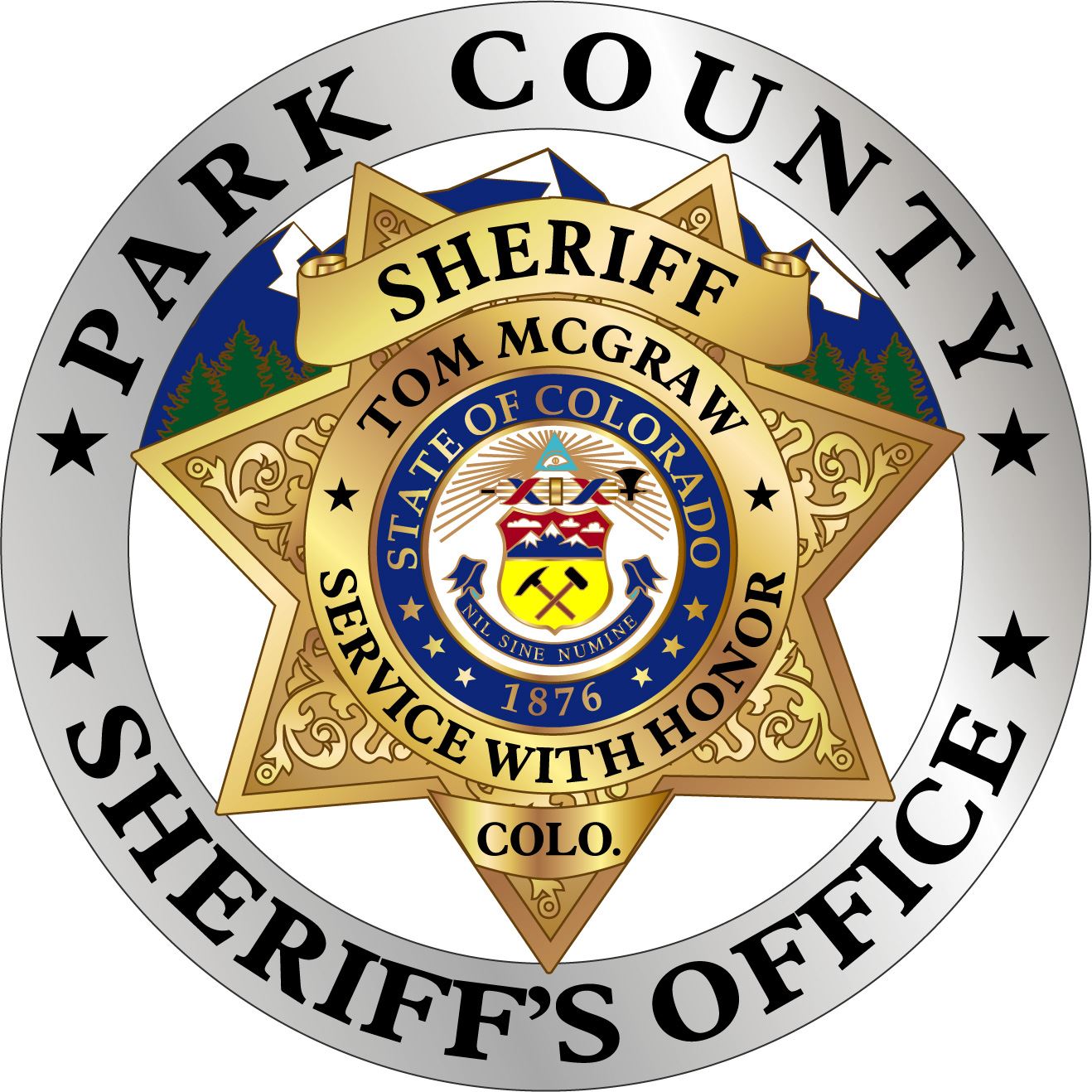 Park County Sheriff Colorado Badge 
